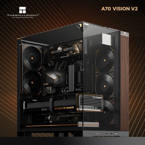 Корпус Thermalright TR-A70 Vision V2 без БП Black купить в Украине | Telemart фото