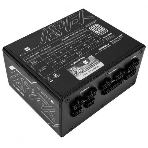 Блок живлення Thermalright APFX-850 850W (TR-APFX 850) Black купити в Україні: Київ, Львів, Хмельницький, Тернопіль, Івано-Франківськ | Перевірка сумісності, низька ціна, відгуки, характеристики від TELEMART фото