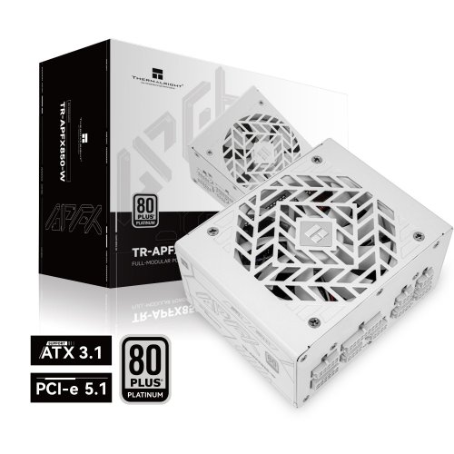 Блок живлення Thermalright APFX-850 850W (TR-APFX 850-W) White купити в Україні: Київ, Львів, Хмельницький, Тернопіль, Івано-Франківськ | Перевірка сумісності, низька ціна, відгуки, характеристики від TELEMART фото