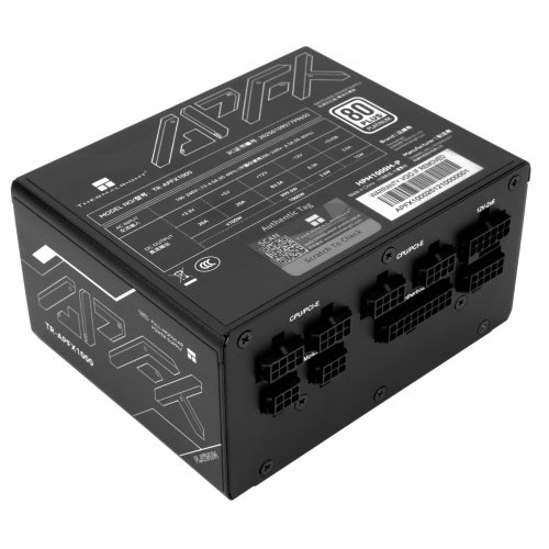 Блок живлення Thermalright APFX-1000 1000W (TR-APFX 1000) Black купити в Україні: Київ, Львів, Хмельницький, Тернопіль, Івано-Франківськ | Перевірка сумісності, низька ціна, відгуки, характеристики від TELEMART фото