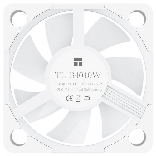 Кулер для корпуса Thermalright TL-B4010 White купити в Україні: Київ, Львів, Хмельницький, Тернопіль, Івано-Франківськ | Перевірка сумісності, низька ціна, відгуки, характеристики від TELEMART фото