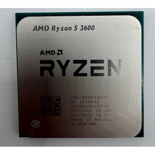Процесор AMD Ryzen 5 3600 3.6(4.2)GHz 32MB sAM4 Box (100-100000031BOX) (Відновлено продавцем, 886017) купити в Україні: Київ, Львів, Хмельницький, Тернопіль, Івано-Франківськ | Перевірка сумісності, низька ціна, відгуки, характеристики від TELEMART фото