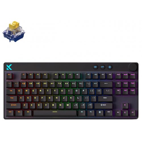 Уцінка клавіатура MCHOSE Mix 87 RGB Apollo Magnetic Switch (MC-MIX87-6-UA) Black (Сліди використання, 886023) купити в Україні: Київ, Львів, Хмельницький, Тернопіль, Івано-Франківськ | Низька ціна, відгуки, характеристики від TELEMART фото