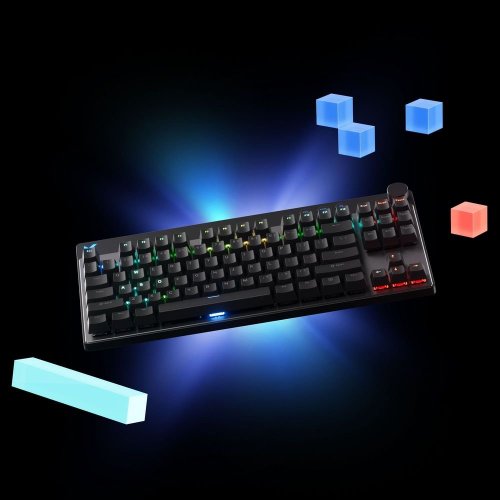 Уцінка клавіатура MCHOSE Mix 87 RGB Apollo Magnetic Switch (MC-MIX87-6-UA) Black (Сліди використання, 886023) купити в Україні: Київ, Львів, Хмельницький, Тернопіль, Івано-Франківськ | Низька ціна, відгуки, характеристики від TELEMART фото