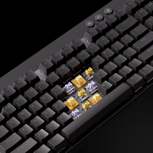 Уцінка клавіатура MCHOSE Mix 87 RGB Apollo Magnetic Switch (MC-MIX87-6-UA) Black (Сліди використання, 886023) купити в Україні: Київ, Львів, Хмельницький, Тернопіль, Івано-Франківськ | Низька ціна, відгуки, характеристики від TELEMART фото