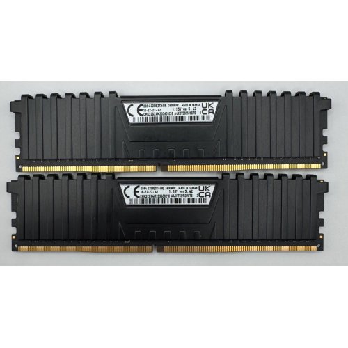 Озп Corsair DDR4 32GB (2x16GB) 3600Mhz Vengeance LPX Black (CMK32GX4M2D3600C18) (Відновлено продавцем, 886032) купити в Україні: Київ, Львів, Хмельницький, Тернопіль, Івано-Франківськ | Перевірка сумісності, низька ціна, відгуки, характеристики від TELEMART фото