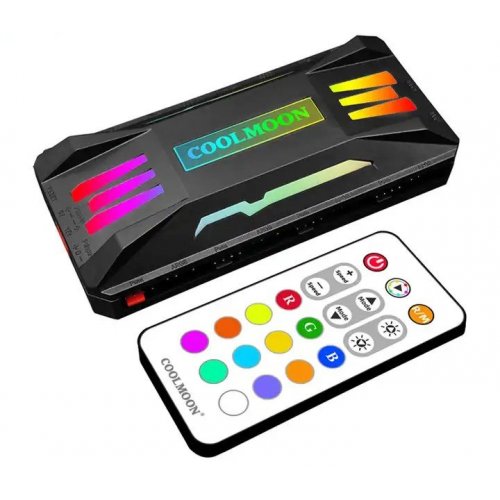 Уцінка контролер Coolmoon PWM ARGB controller (CM-PA1-B) (Розкрита упаковка, 886038) купити в Україні: Київ, Львів, Хмельницький, Тернопіль, Івано-Франківськ | Низька ціна, відгуки, характеристики від TELEMART фото