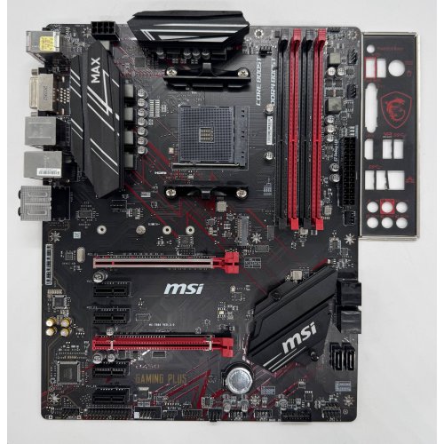Материнская плата MSI B450 GAMING PLUS MAX (sAM4, AMD B450) (Восстановлено продавцом, 886073) купить в Украине: Киев, Днепр, Харьков, Одесса  | Проверка совместимости, низкая цена, отзывы, характеристики от TELEMART фото