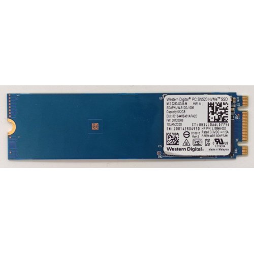 Ssd-диск Western Digital SN520 512GB M.2 (2280 SATA) (SDAPNUW-512G-1006) (Відновлено продавцем, 886097) купити в Україні: Київ, Львів, Хмельницький, Тернопіль, Івано-Франківськ | Перевірка сумісності, низька ціна, відгуки, характеристики від TELEMART фото