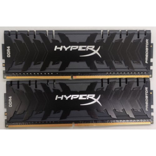 Озу HyperX DDR4 16GB (2x8GB) 3200Mhz Predator (HX432C16PB3K2/16) (Восстановлено продавцом, 886102) купить в Украине: Киев, Днепр, Харьков, Одесса  | Проверка совместимости, низкая цена, отзывы, характеристики от TELEMART фото