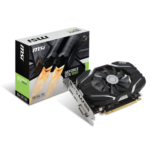 Видеокарта MSI GeForce GTX 1050 OC 2048MB (GTX 1050 2G OC) (Восстановлено продавцом, 886103) купить в Украине: Киев, Днепр, Харьков, Одесса  | Проверка совместимости, низкая цена, отзывы, характеристики от TELEMART фото