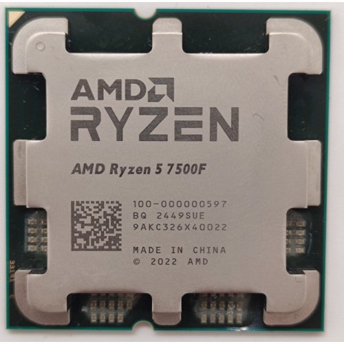 Процесор AMD Ryzen 5 7500F 3.7(5.0)GHz 32MB sAM5 Tray (100-000000597) (Відновлено продавцем, 886111) купити в Україні: Київ, Львів, Хмельницький, Тернопіль, Івано-Франківськ | Перевірка сумісності, низька ціна, відгуки, характеристики від TELEMART фото