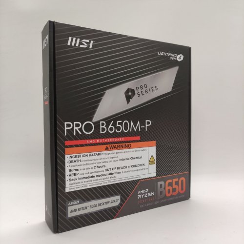 Материнська плата MSI PRO B650M-P (sAM5, AMD B650) (Відновлено продавцем, 886112) купити в Україні: Київ, Львів, Хмельницький, Тернопіль, Івано-Франківськ | Перевірка сумісності, низька ціна, відгуки, характеристики від TELEMART фото