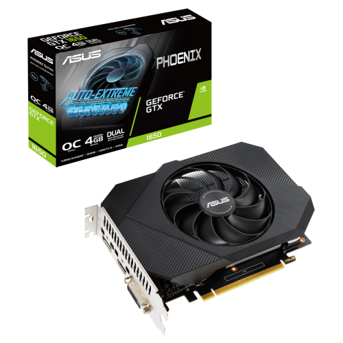Видеокарта Asus GeForce GTX 1650 Phoenix OC 4096MB (PH-GTX1650-O4GD6-P) (Восстановлено продавцом, 886118) купить в Украине: Киев, Днепр, Харьков, Одесса  | Проверка совместимости, низкая цена, отзывы, характеристики от TELEMART фото