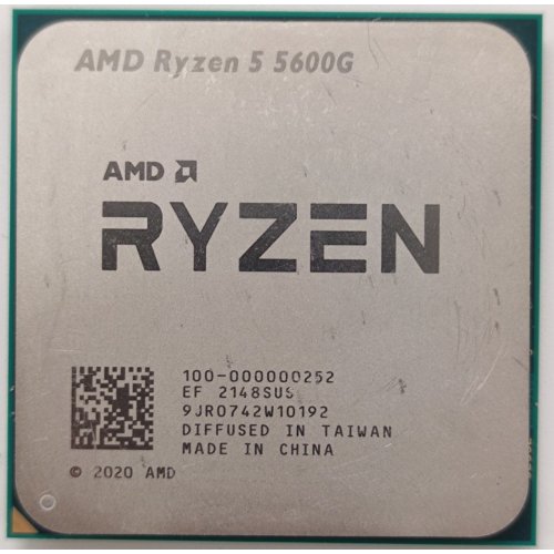 Процесор AMD Ryzen 5 5600G 3.9(4.4)GHz 16MB sAM4 Tray (100-000000252) (Відновлено продавцем, 886127) купити в Україні: Київ, Львів, Хмельницький, Тернопіль, Івано-Франківськ | Перевірка сумісності, низька ціна, відгуки, характеристики від TELEMART фото