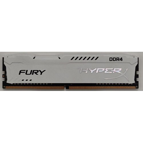 Озп Kingston DDR4 8GB 2400Mhz HyperX Fury White (HX424C15FW2/8) (Відновлено продавцем, 886128) купити в Україні: Київ, Львів, Хмельницький, Тернопіль, Івано-Франківськ | Перевірка сумісності, низька ціна, відгуки, характеристики від TELEMART фото