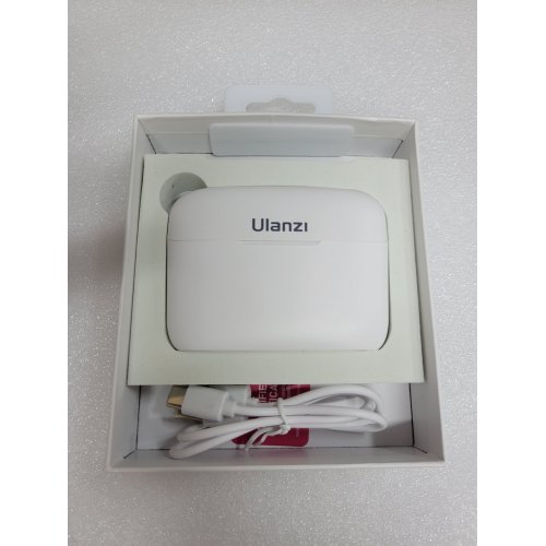 Уценка петличный микрофон Ulanzi J12 Wireless Lavalier Microphone System USB Type-C (J12 3096) White (Один микрофон не заряжается, 886141) купить в Украине: Киев, Днепр, Харьков, Одесса  | Низкая цена, отзывы, характеристики от TELEMART фото