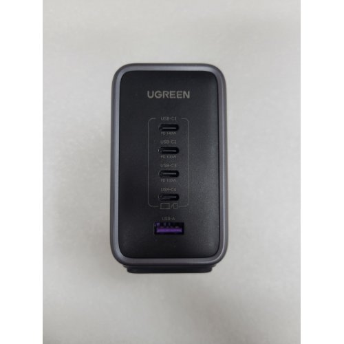 Уценка сетевое зарядное устройство Ugreen CD333 Nexode USB + 4 x USB Type-C 300W (90903B) Black (Не работает верхний порт USB-C1, 886157) купить в Украине: Киев, Днепр, Харьков, Одесса  | Низкая цена, отзывы, характеристики от TELEMART фото