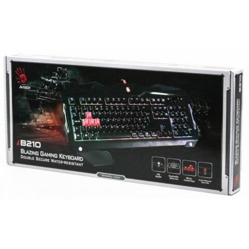 Photo Keyboard A4Tech Bloody B210 Blazing Black