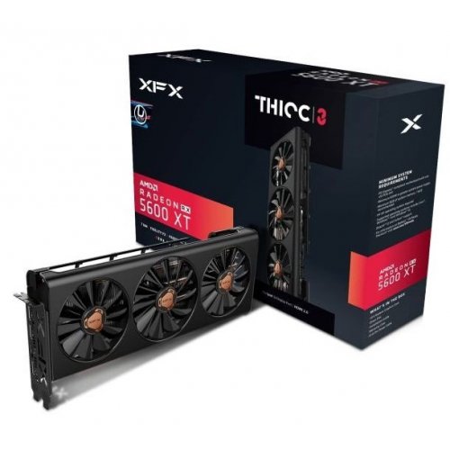 Відеокарта XFX Radeon RX 5600 XT THICC III Pro 6144MB (RX-56XT6TFD8) (Відновлено продавцем, 886257) купити в Україні: Київ, Львів, Хмельницький, Тернопіль, Івано-Франківськ | Перевірка сумісності, низька ціна, відгуки, характеристики від TELEMART фото