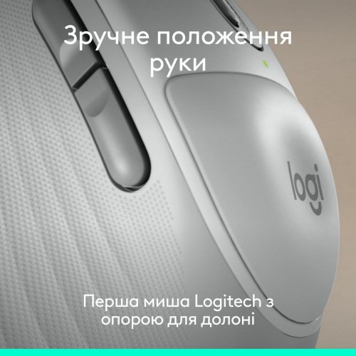 Мышка Logitech Signature Comfort Plus M850 L Wireless (910-007716) Off-White купить в Украине: Киев, Днепр, Харьков, Одесса  | Низкая цена, отзывы, характеристики от TELEMART фото