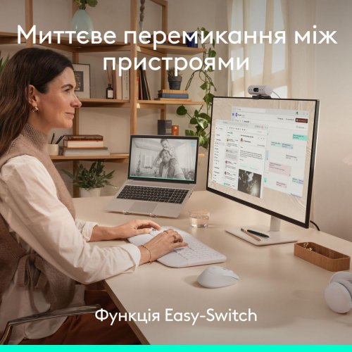 Мышка Logitech Signature Comfort Plus M850 L Wireless (910-007716) Off-White купить в Украине: Киев, Днепр, Харьков, Одесса  | Низкая цена, отзывы, характеристики от TELEMART фото