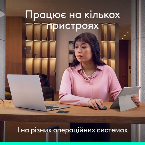 Мышка Logitech Mobi Fold Wireless (910-007604) Graphite купить в Украине: Киев, Днепр, Харьков, Одесса  | Низкая цена, отзывы, характеристики от TELEMART фото