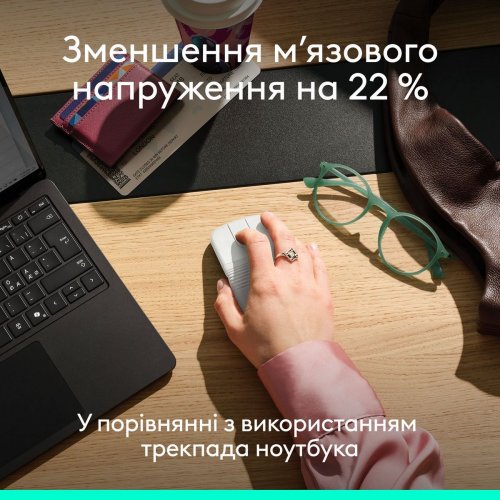 Мышка Logitech Mobi Fold Wireless (910-007631) Off-White купить в Украине: Киев, Днепр, Харьков, Одесса  | Низкая цена, отзывы, характеристики от TELEMART фото