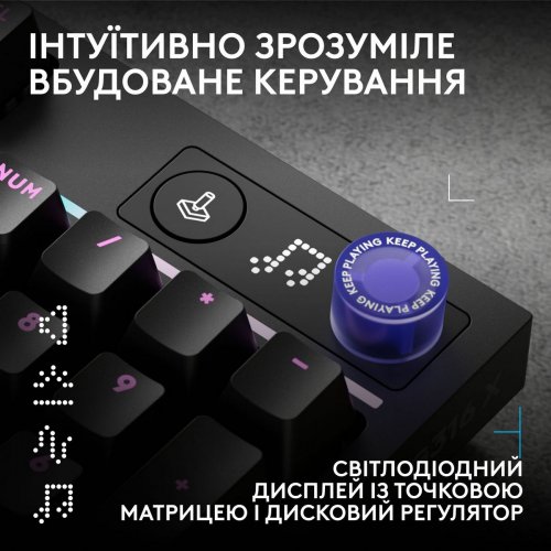 Клавіатура Logitech G316 X 98 RGB Mechanical Tactile (920-014205) Black купити в Україні: Київ, Львів, Хмельницький, Тернопіль, Івано-Франківськ | Низька ціна, відгуки, характеристики від TELEMART фото