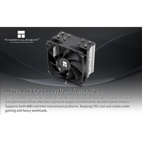 Уцінка кулер Thermalright Assassin X 120 Refined SE Black (Розкрита упаковка, 886311) купити в Україні: Київ, Львів, Хмельницький, Тернопіль, Івано-Франківськ | Перевірка сумісності, низька ціна, відгуки, характеристики від TELEMART фото