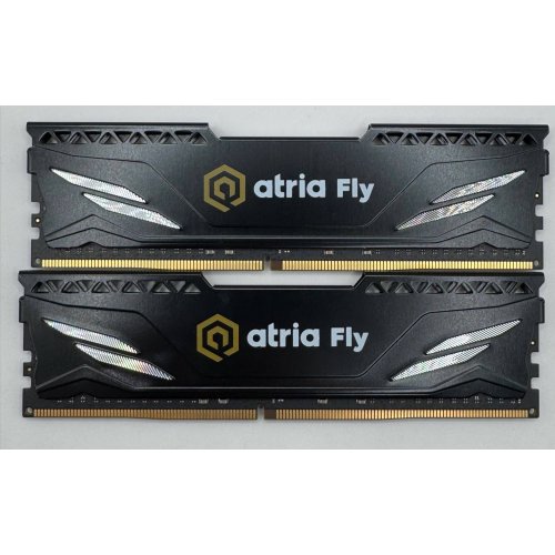 Озп ATRIA DDR4 32GB (2x16GB) 3200Mhz Fly Black (UAT43200CL18BK2/32) (Відновлено продавцем, 886321) купити в Україні: Київ, Львів, Хмельницький, Тернопіль, Івано-Франківськ | Перевірка сумісності, низька ціна, відгуки, характеристики від TELEMART фото