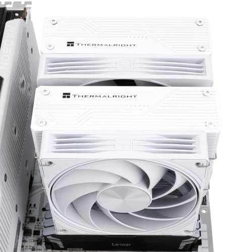 Кулер Thermalright Frost Tower 140 White купить в Украине: Киев, Днепр, Харьков, Одесса  | Проверка совместимости, низкая цена, отзывы, характеристики от TELEMART фото