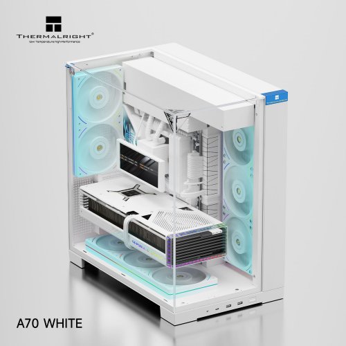 Корпус Thermalright TR-A70 FAN5-C без БЖ White купити в Україні: Київ, Львів, Хмельницький, Тернопіль, Івано-Франківськ | Перевірка сумісності, низька ціна, відгуки, характеристики від TELEMART фото