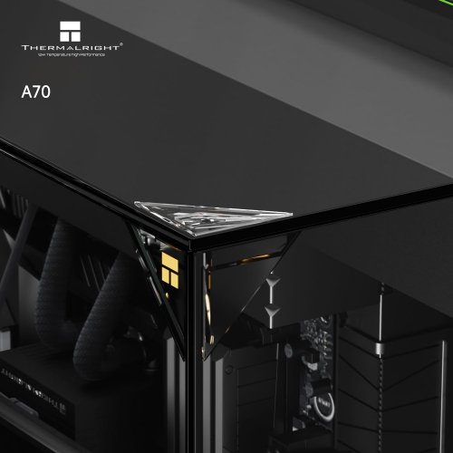 Корпус Thermalright TR-A70 FAN5-M без БЖ Black купити в Україні: Київ, Львів, Хмельницький, Тернопіль, Івано-Франківськ | Перевірка сумісності, низька ціна, відгуки, характеристики від TELEMART фото