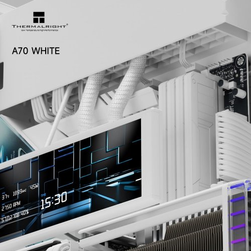 Корпус Thermalright TR-A70 FAN5-M без БЖ White купити в Україні: Київ, Львів, Хмельницький, Тернопіль, Івано-Франківськ | Перевірка сумісності, низька ціна, відгуки, характеристики від TELEMART фото