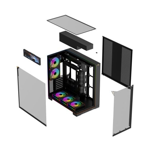 Корпус Thermalright TR-A70 Vision FAN5-M без БП Black купить в Украине | Telemart фото