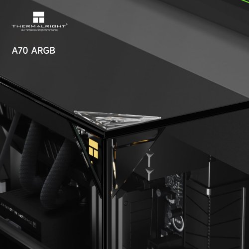 Корпус Thermalright TR-A70 ARGB FanUB без БП Black купить в Украине: Киев, Днепр, Харьков, Одесса  | Проверка совместимости, низкая цена, отзывы, характеристики от TELEMART фото