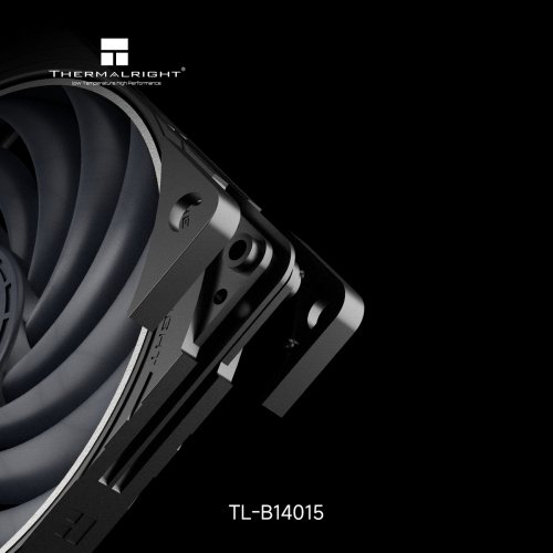 Кулер для корпуса Thermalright TL-B14015 Black купити в Україні: Київ, Львів, Хмельницький, Тернопіль, Івано-Франківськ | Перевірка сумісності, низька ціна, відгуки, характеристики від TELEMART фото