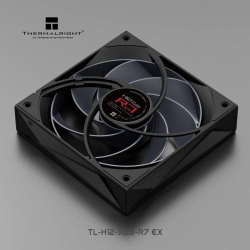 Кулер для корпуса Thermalright TL-H12-X28-R7 EX Black купити в Україні: Київ, Львів, Хмельницький, Тернопіль, Івано-Франківськ | Перевірка сумісності, низька ціна, відгуки, характеристики від TELEMART фото