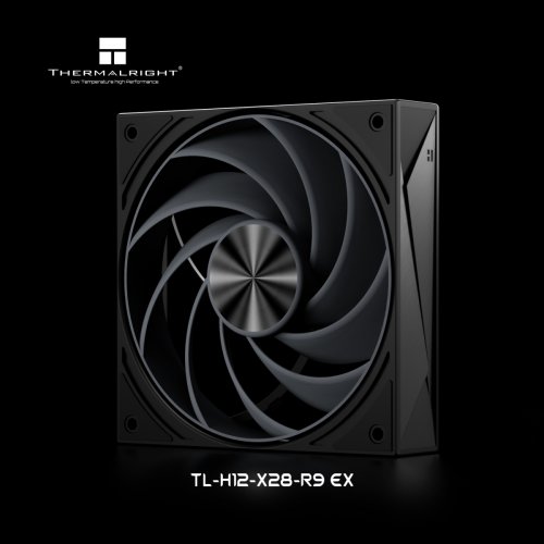 Кулер для корпуса Thermalright TL-H12-X28-R9 EX Black купить в Украине: Киев, Днепр, Харьков, Одесса  | Проверка совместимости, низкая цена, отзывы, характеристики от TELEMART фото