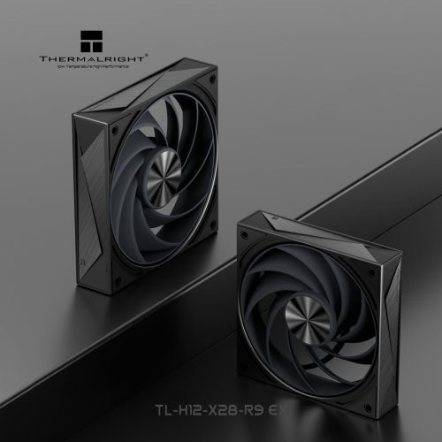 Кулер для корпуса Thermalright TL-H12-X28-R9 EX Black купить в Украине: Киев, Днепр, Харьков, Одесса  | Проверка совместимости, низкая цена, отзывы, характеристики от TELEMART фото