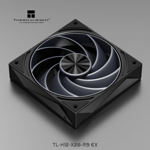 Кулер для корпуса Thermalright TL-H12-X28-R9 EX Black купить в Украине: Киев, Днепр, Харьков, Одесса  | Проверка совместимости, низкая цена, отзывы, характеристики от TELEMART фото