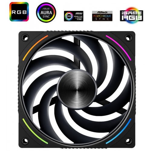 Кулер для корпуса Thermalright TL-K12-X28-R9 Black купить в Украине: Киев, Днепр, Харьков, Одесса  | Проверка совместимости, низкая цена, отзывы, характеристики от TELEMART фото