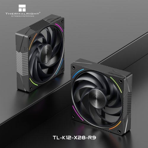 Кулер для корпуса Thermalright TL-K12-X28-R9 Black купить в Украине: Киев, Днепр, Харьков, Одесса  | Проверка совместимости, низкая цена, отзывы, характеристики от TELEMART фото