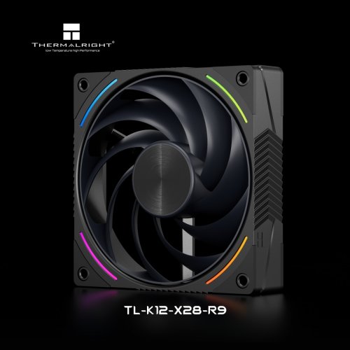 Кулер для корпуса Thermalright TL-K12-X28-R9 Black купить в Украине: Киев, Днепр, Харьков, Одесса  | Проверка совместимости, низкая цена, отзывы, характеристики от TELEMART фото