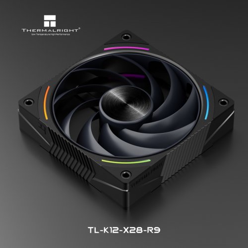 Кулер для корпуса Thermalright TL-K12-X28-R9 Black купить в Украине: Киев, Днепр, Харьков, Одесса  | Проверка совместимости, низкая цена, отзывы, характеристики от TELEMART фото