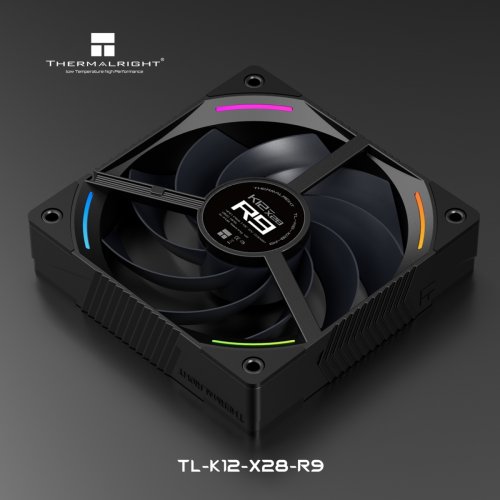 Кулер для корпуса Thermalright TL-K12-X28-R9 Black купить в Украине: Киев, Днепр, Харьков, Одесса  | Проверка совместимости, низкая цена, отзывы, характеристики от TELEMART фото