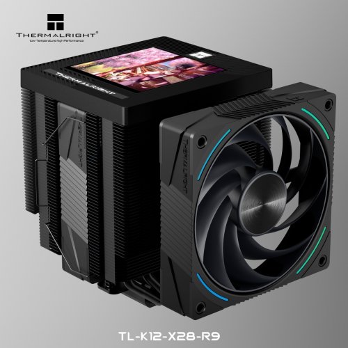 Кулер для корпуса Thermalright TL-K12-X28-R9 Black купить в Украине: Киев, Днепр, Харьков, Одесса  | Проверка совместимости, низкая цена, отзывы, характеристики от TELEMART фото