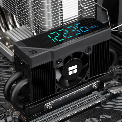Радиатор Thermalright HR-10 2280 Pro Digital Black купить в Украине: Киев, Днепр, Харьков, Одесса  | Низкая цена, отзывы, характеристики от TELEMART фото