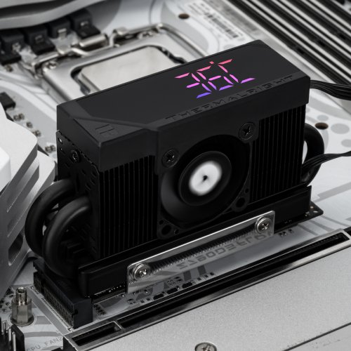 Радиатор Thermalright HR-10 2280 Pro Digital Black купить в Украине: Киев, Днепр, Харьков, Одесса  | Низкая цена, отзывы, характеристики от TELEMART фото